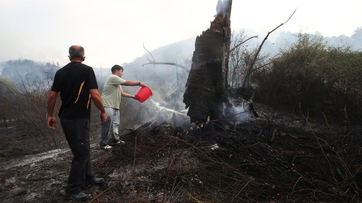 Dos nuevos incendios en las localidades de Garaño y Molinaseca así como la reactivación del incendio de Fasgar han complicado de nuevo la situación