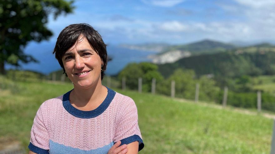 Leire Barriuso, responsable del Geoparque de la Costa Vasca desde Deba