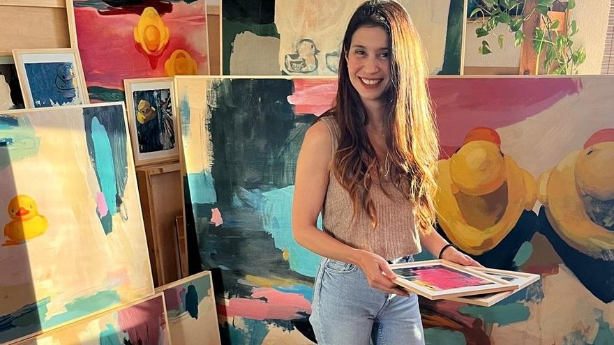 La artista Ana Sara Soberón