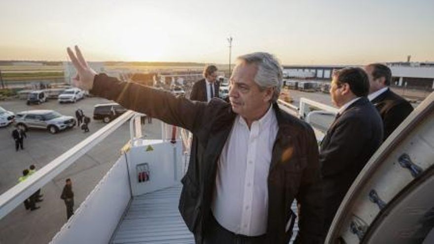 El presidente Alberto Fernández arribó a Estados Unidos para reunirse con Joe Biden