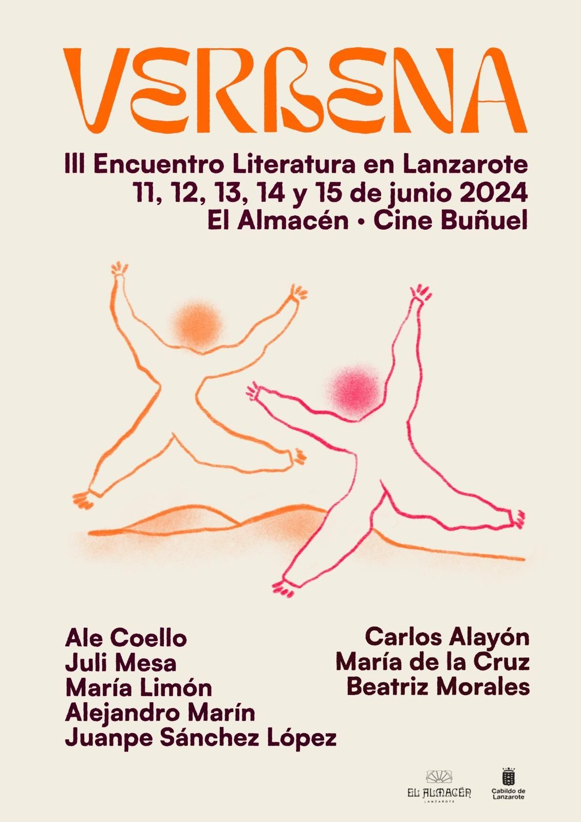 Cartel del III Encuentro Literario 'Verbena'.