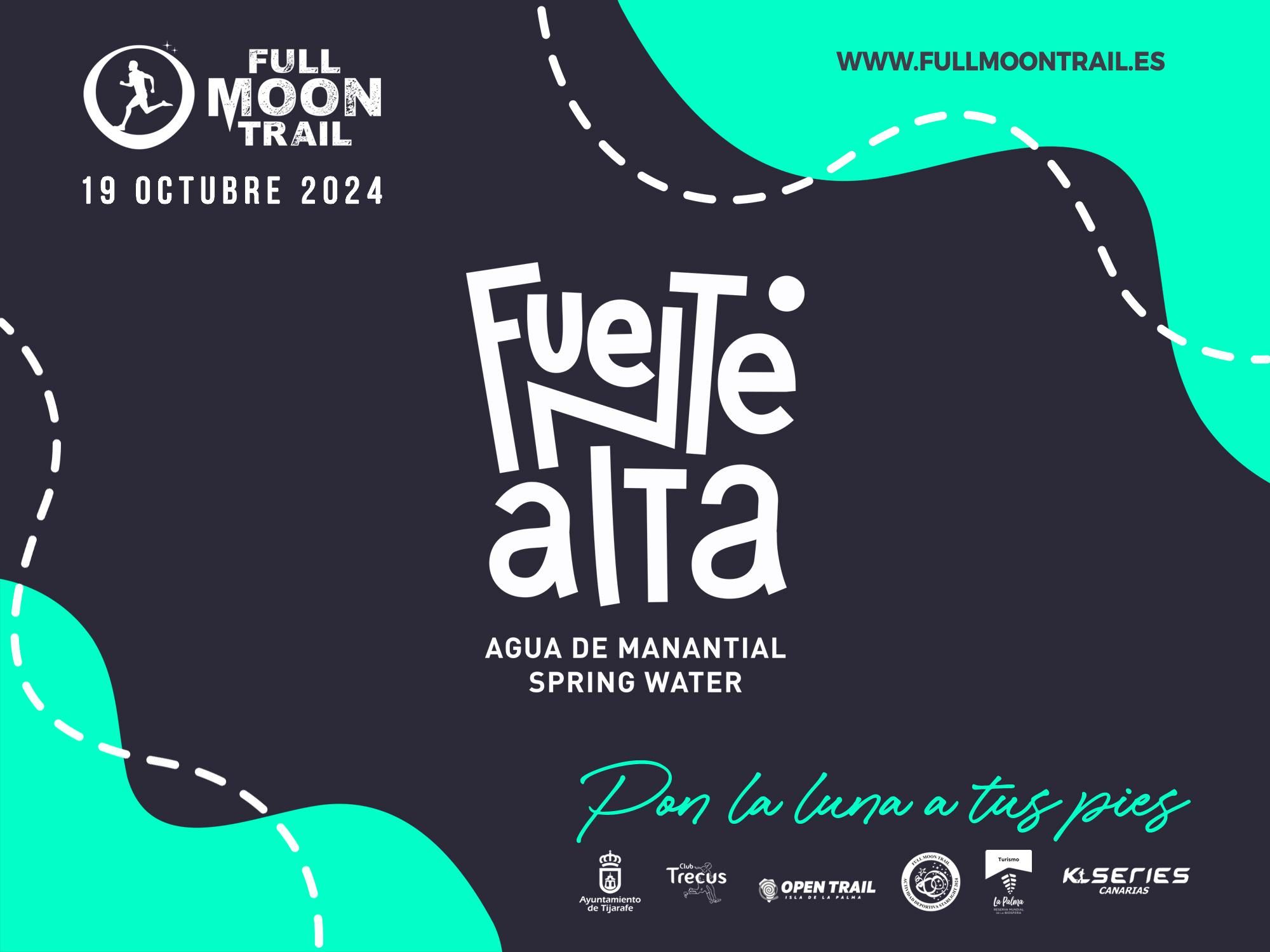 Fuentealta será el proveedor oficial de agua de Full Moon Trail.