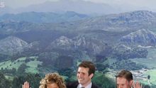 Teresa Mallada, junto a Pablo Casado, en la campaña de las autonómicas de 2019.