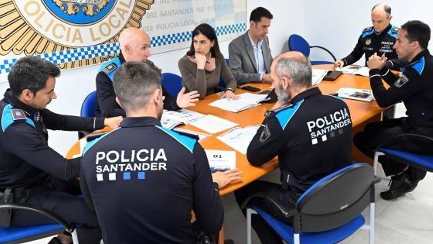 Imagen de archivo de la Policía Local de Santander.