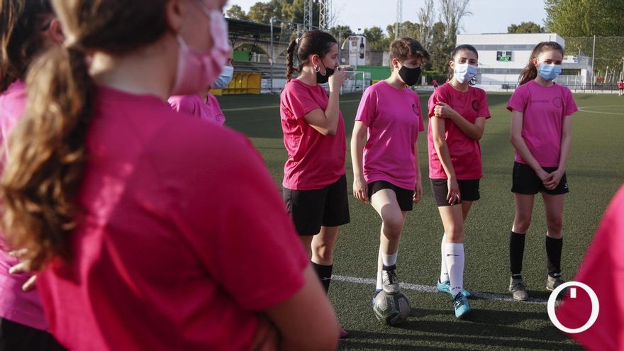 Entrenamiento del equipo Paquillo Moreno de Montilla