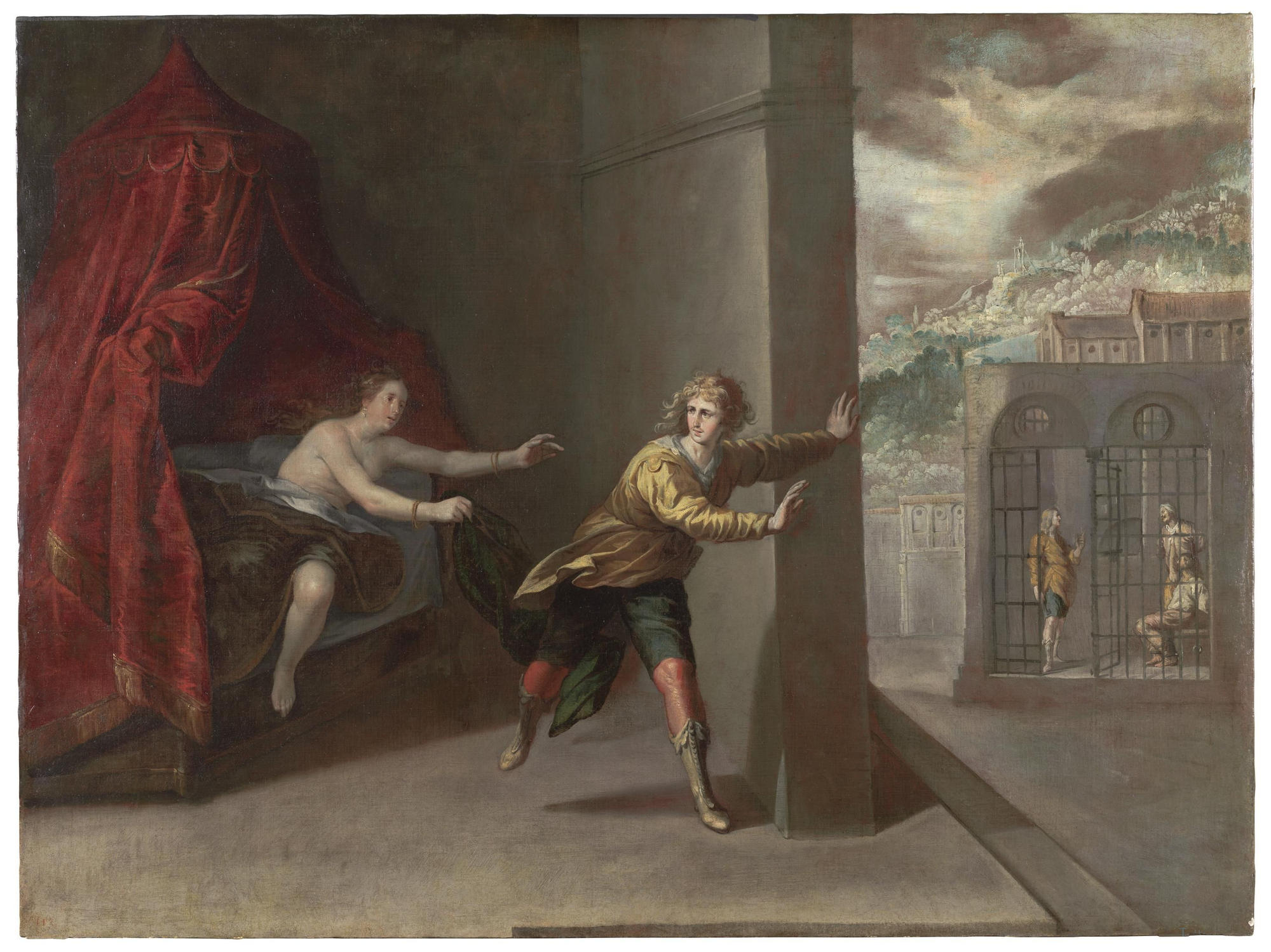 Una de las obras que acompañan la serie de Murillo: 'La castidad' de José Antonio del Castillo (1650)