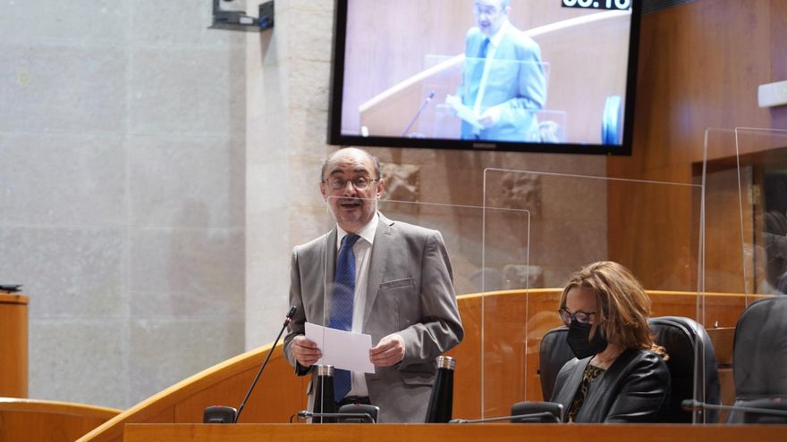Archivo - El presidente de Aragón, Javier Lambán.