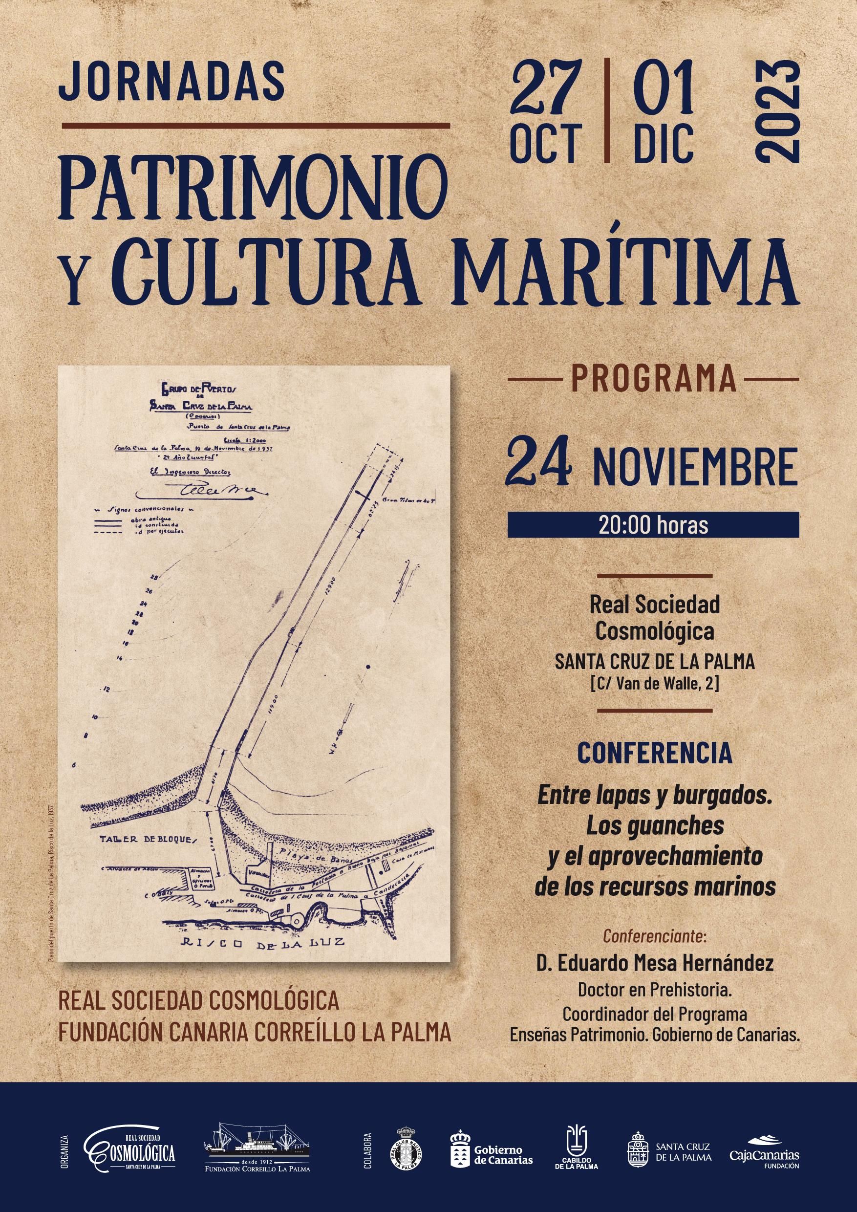 Cartel de la conferencia.