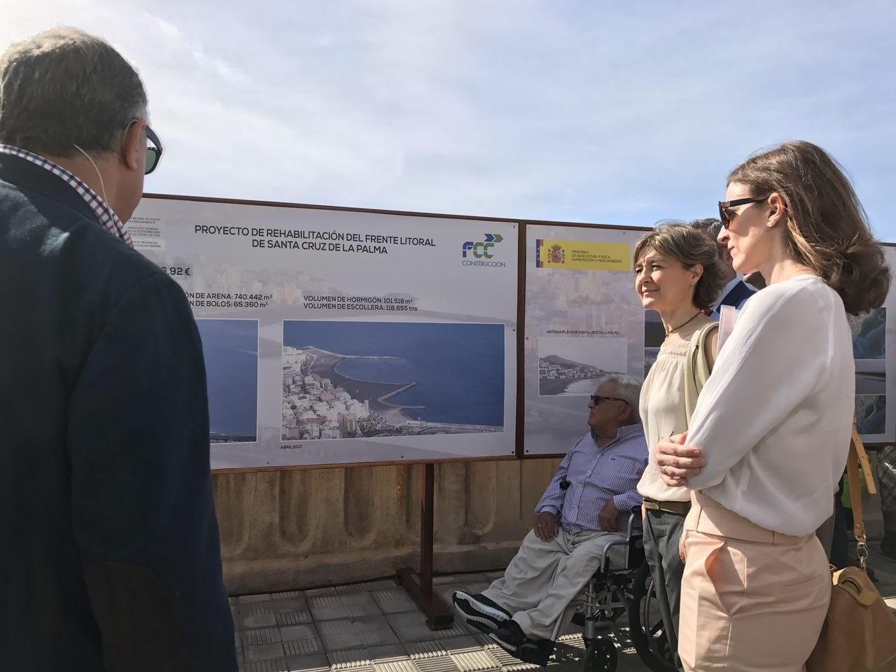 Inauguración de la playa de Santa Cruz de La Palma