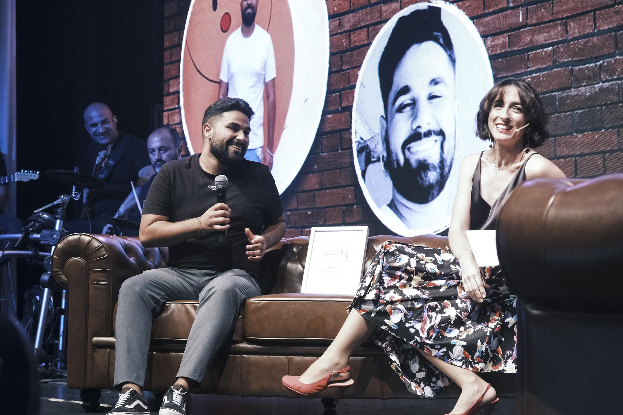 José Francisco Gómez, junto a María Iglesias