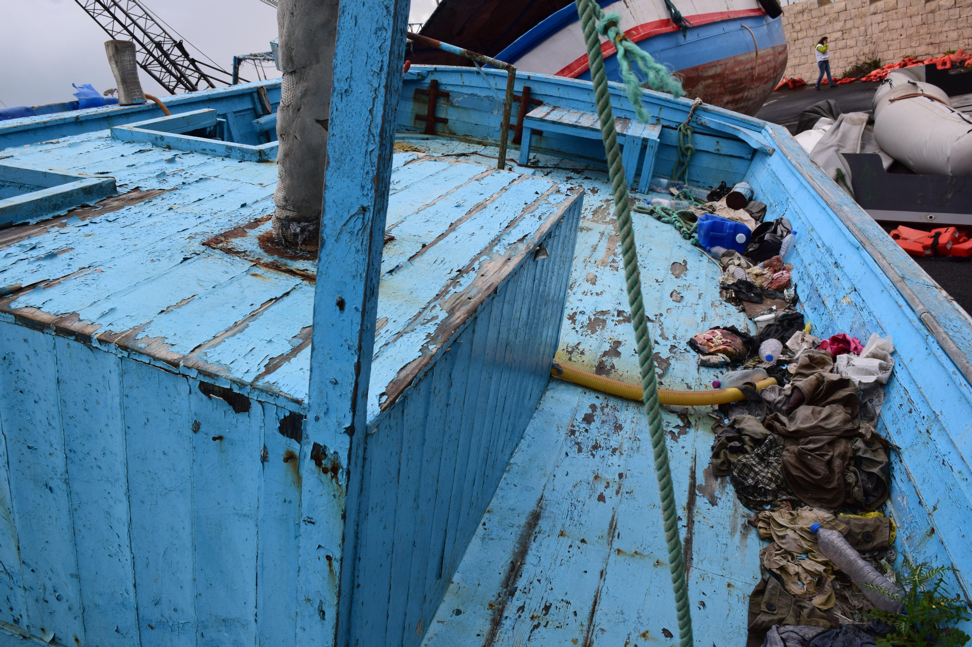 De enero a principios de abril de 2015, más de 12.000 inmigrantes y refugiados han viajado a Italia por mar. En 2014, más de 170.000 personas han alcanzado las costas italianas./ FOTO: Luca Visone/MSF
