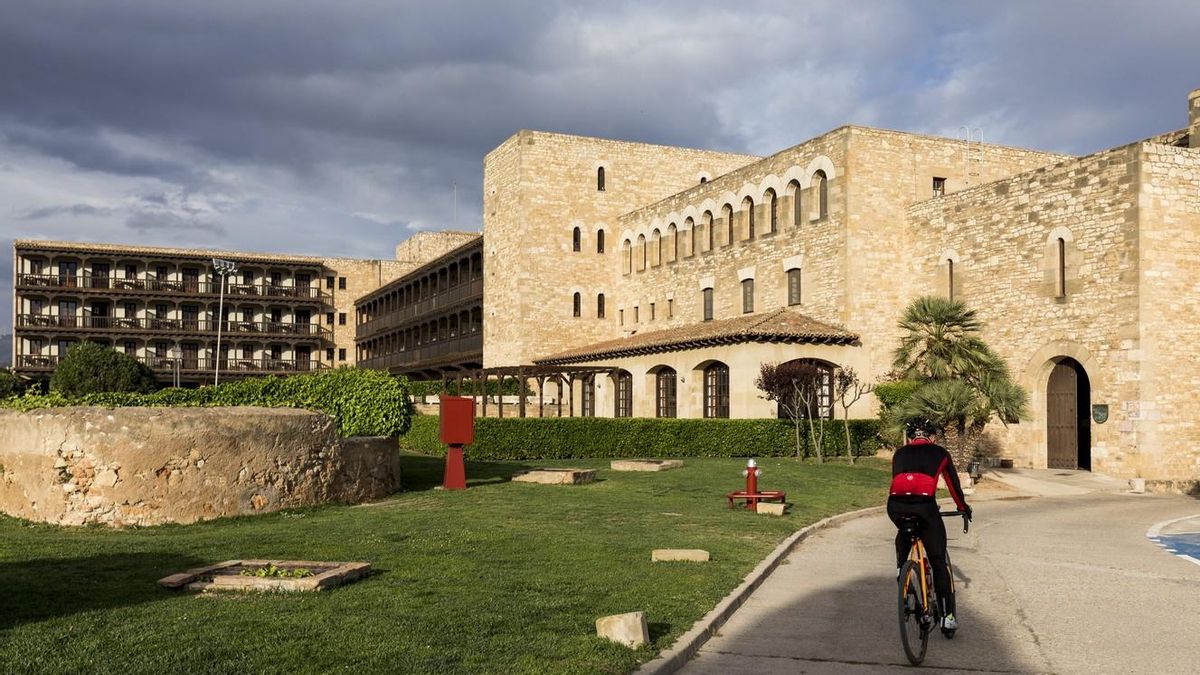 Exterior del Parador de Tortosa (Tarragona), ubicado en el recinto del Castillo de la Suda