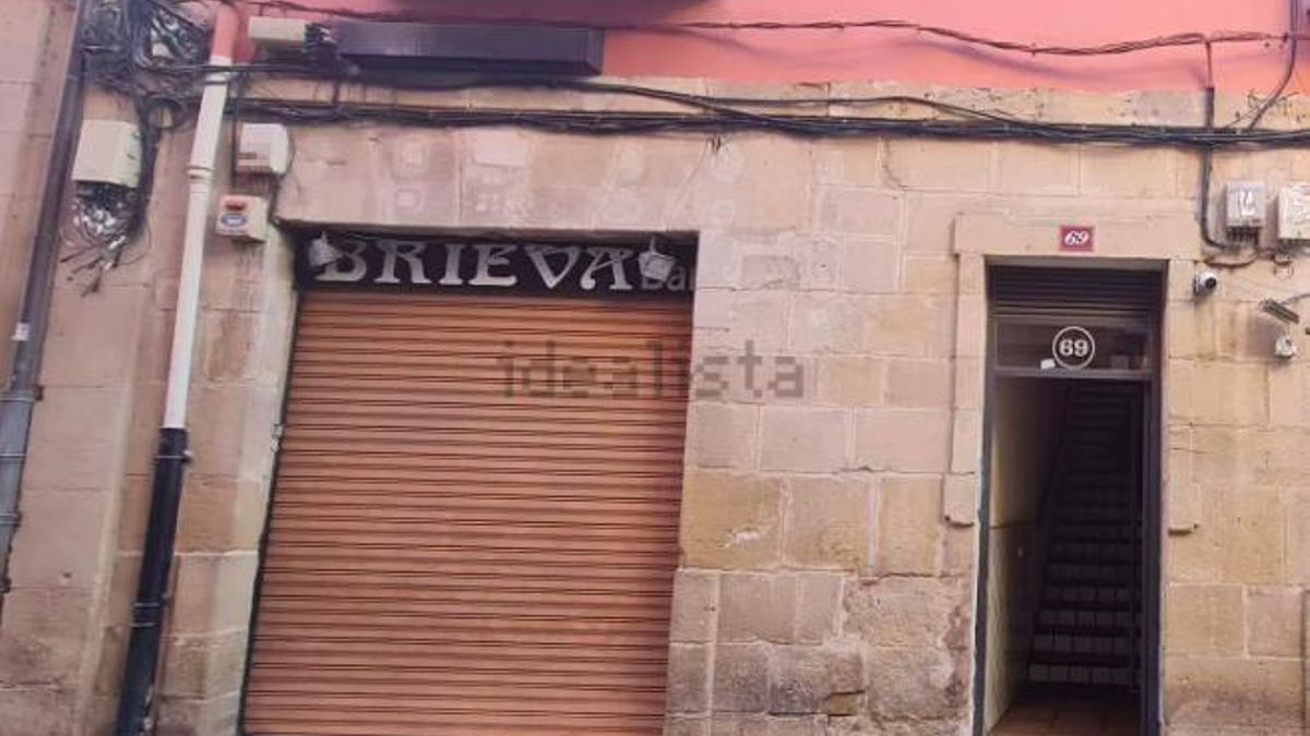 Fachada del bar Brieva en Logroño