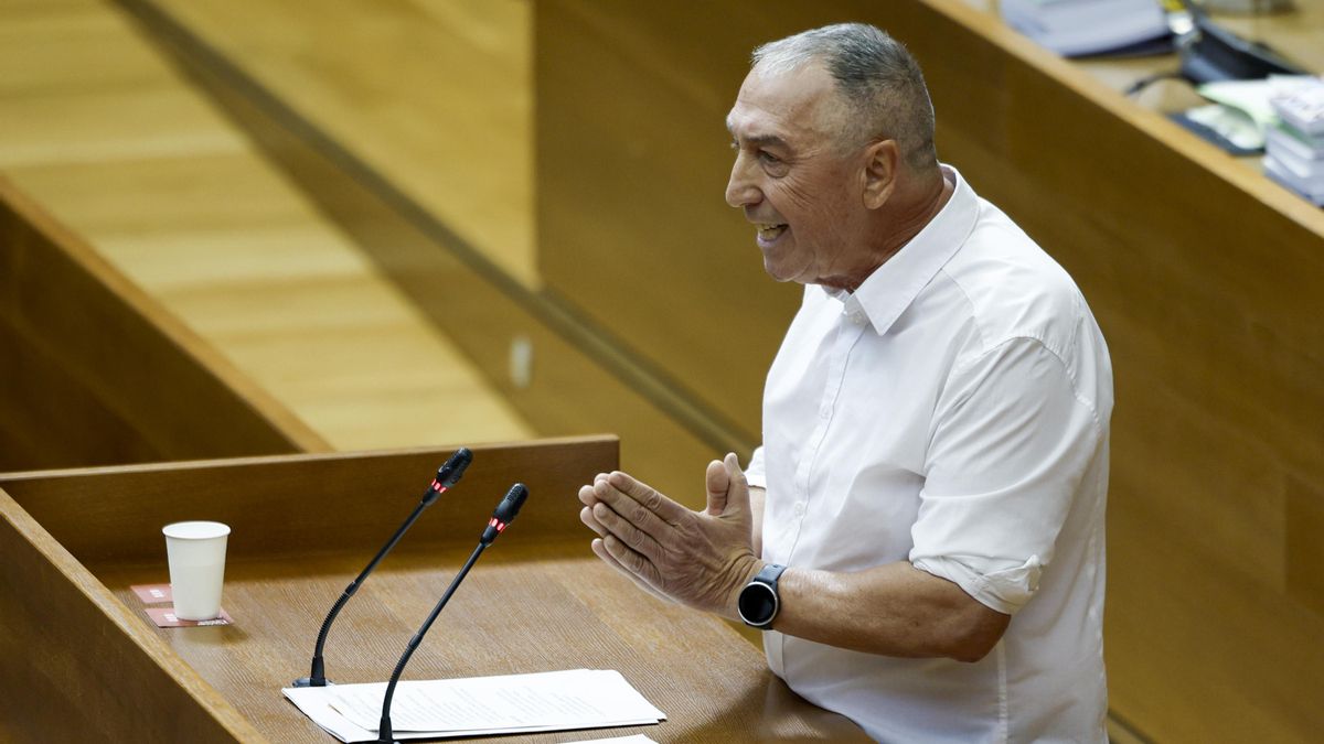 El portavoz parlamentario de Compromís, Joan Baldoví, en uma imagen de archivo.