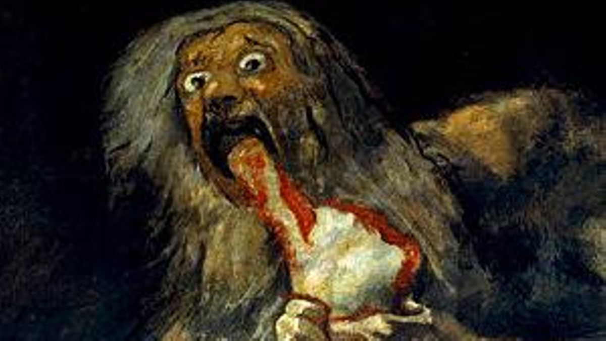Saturno devorando a su hijo, de Francisco de Goya.