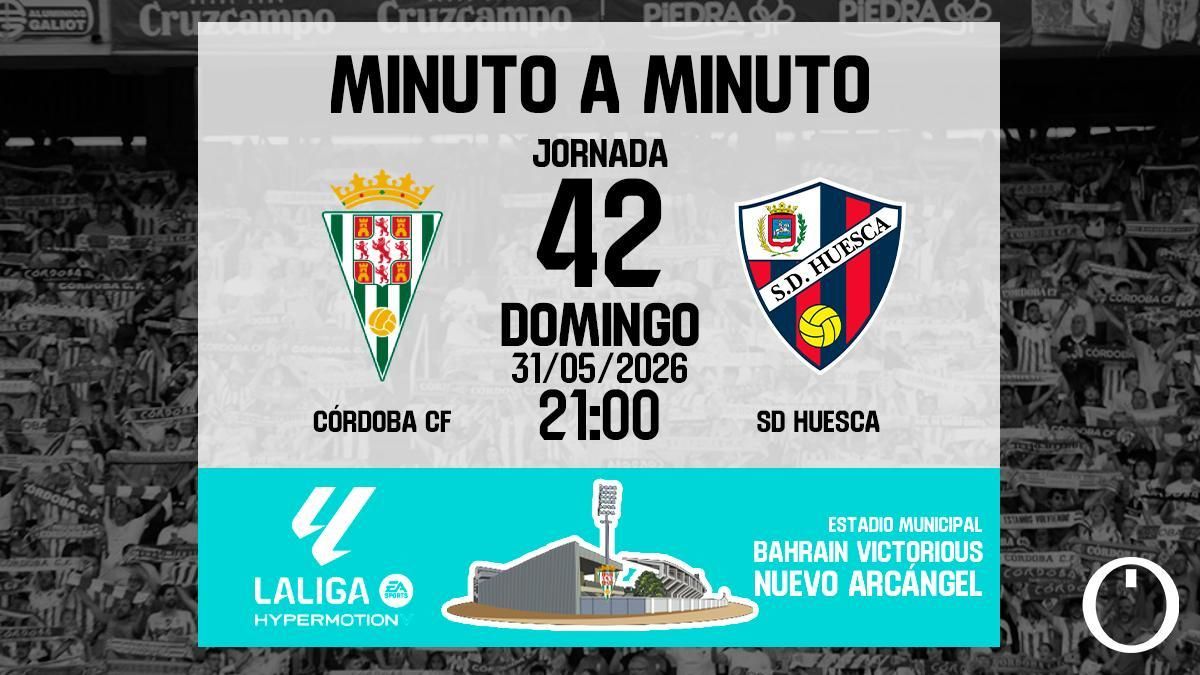 Minuto a minuto: Córdoba CF - SD Huesca