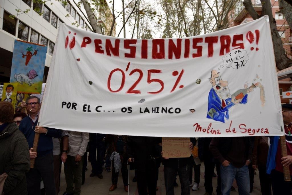 Pensionistas de Molina de Segura contra el 0,25%