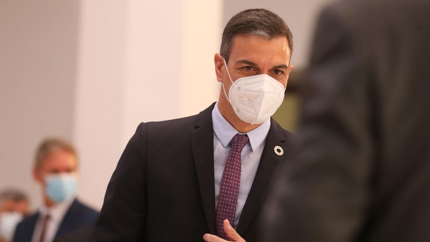 El presidente del Gobierno, Pedro Sánchez, en Toledo