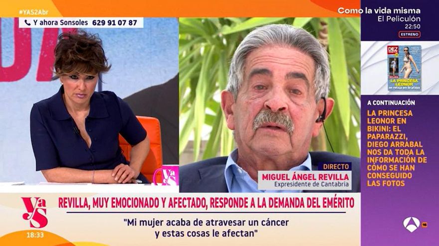Revilla sorprendió a Sonsoles Ónega al romper a llorar por la demanda del rey emérito: "Me impresiona su desconsuelo"