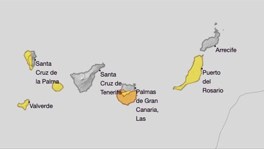 Aviso naranja este miércoles en Gran Canaria por altas temperaturas