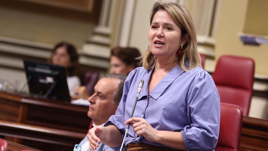 Alicia  Vanoostende, diputada del PSOE por La Palma en el Parlamento de Canarias.