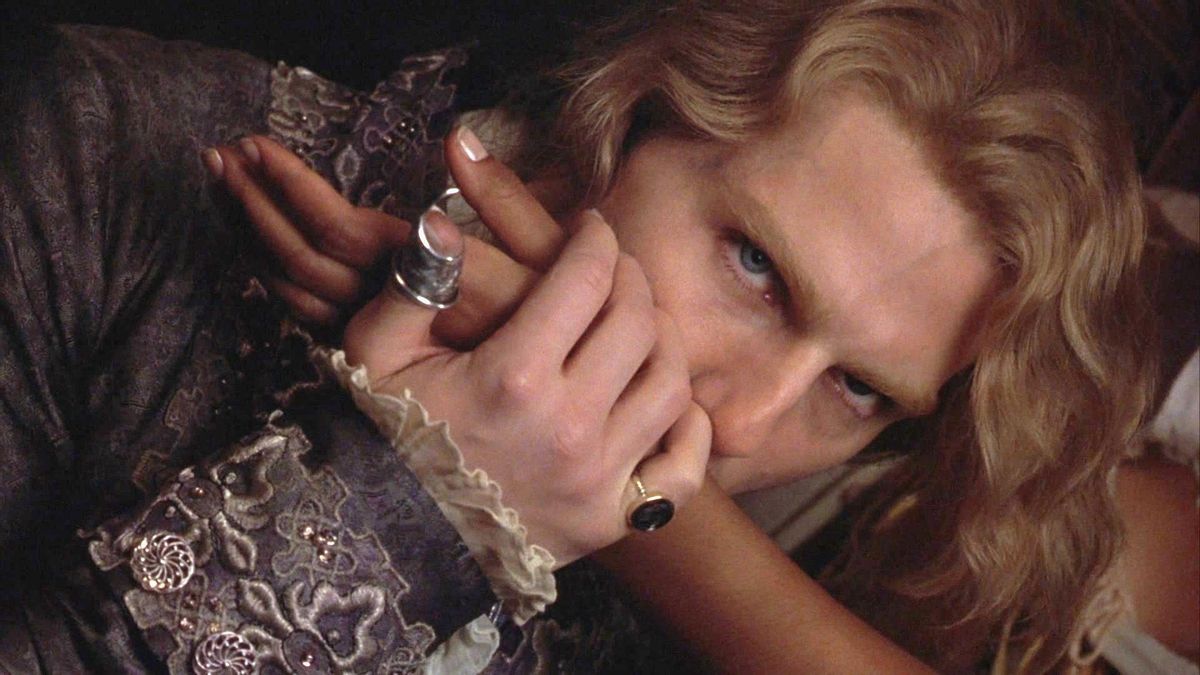 Tom Cruise en 'Entrevista con el vampiro'.