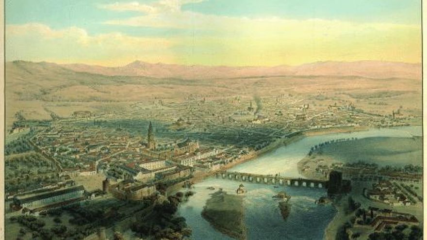 La litografía de Guesdon, ¿la primera fotografía aérea de Córdoba?