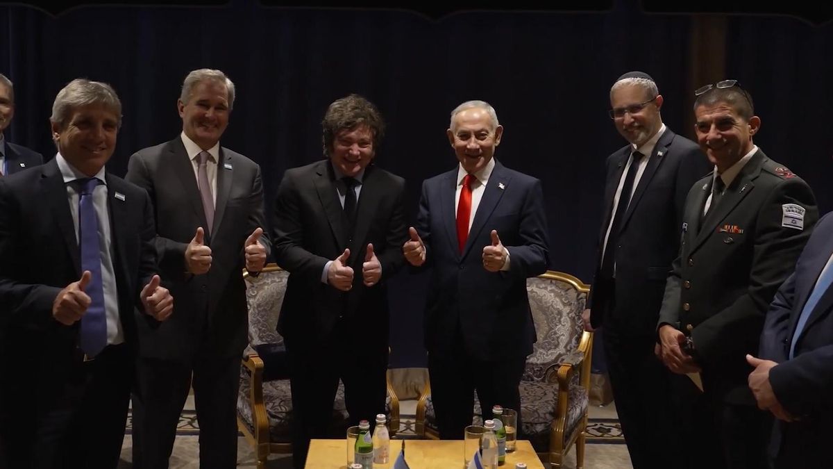Javier Milei tuvo una bilateral con Benjamín Netanyahu en la ONU.