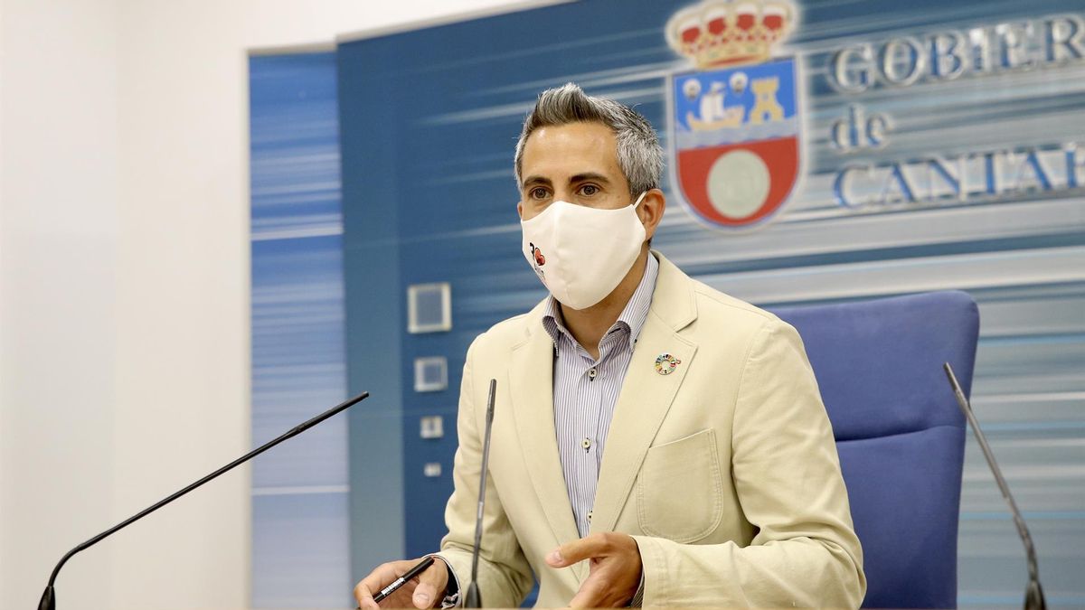 Pablo Zuloaga durante la rueda de prensa del Consejo de Gobierno