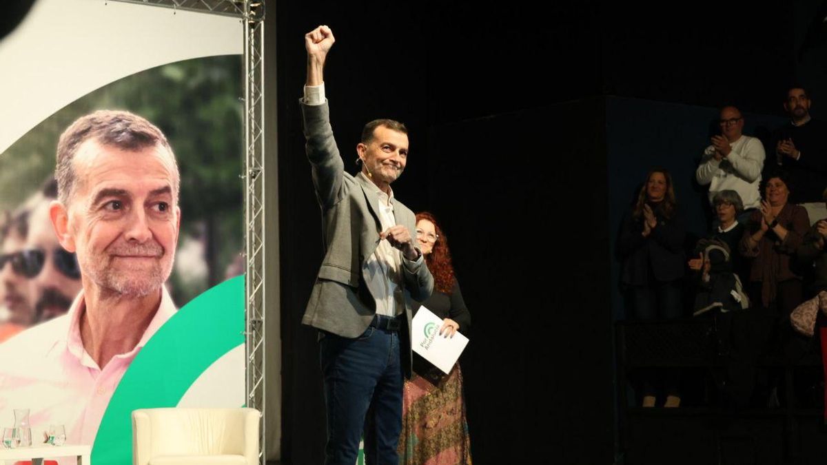 Antonio Maíllo, durante el acto de presentación de su candidatura.