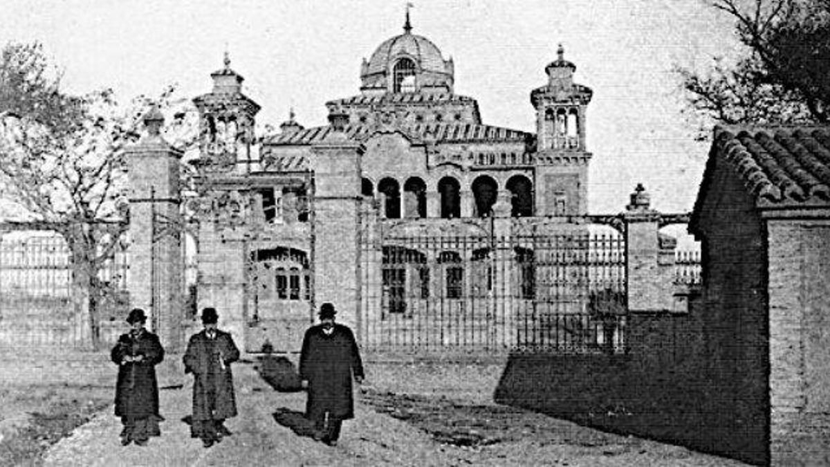El Palacio de Larrinaga durante su etapa como colegio