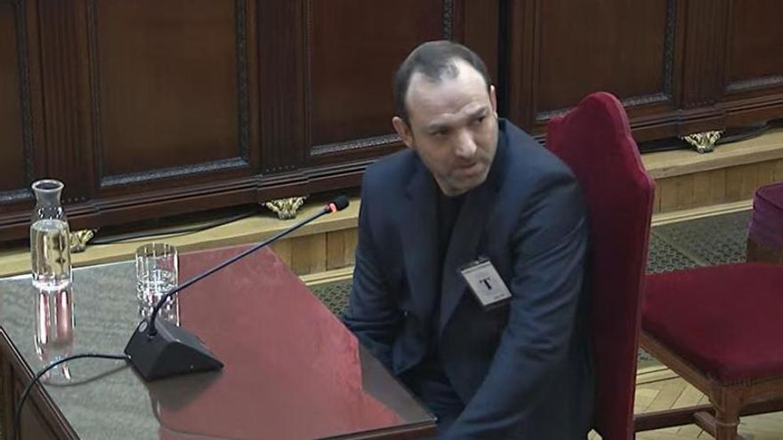 El hijo de José Luis Ábalos, Víctor Ábalos, en el juicio en el Tribunal Supremo.