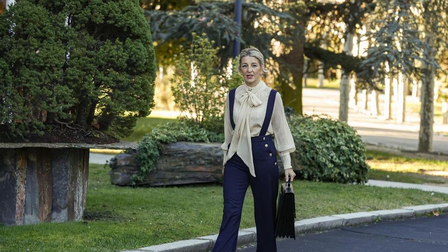 Yolanda Díaz avisa a los empresarios que el salario mínimo no puede perder poder adquisitivo