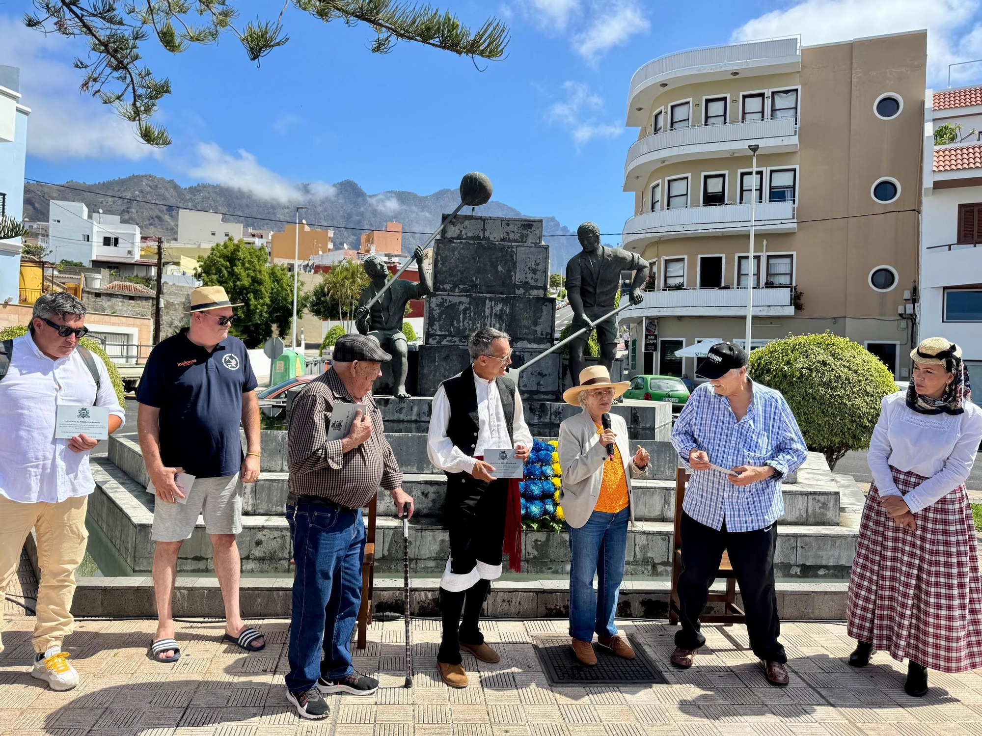 Los Llanos de Aridane reactiva el Monumento al Calabazo  de Argual en el Día de Canarias.