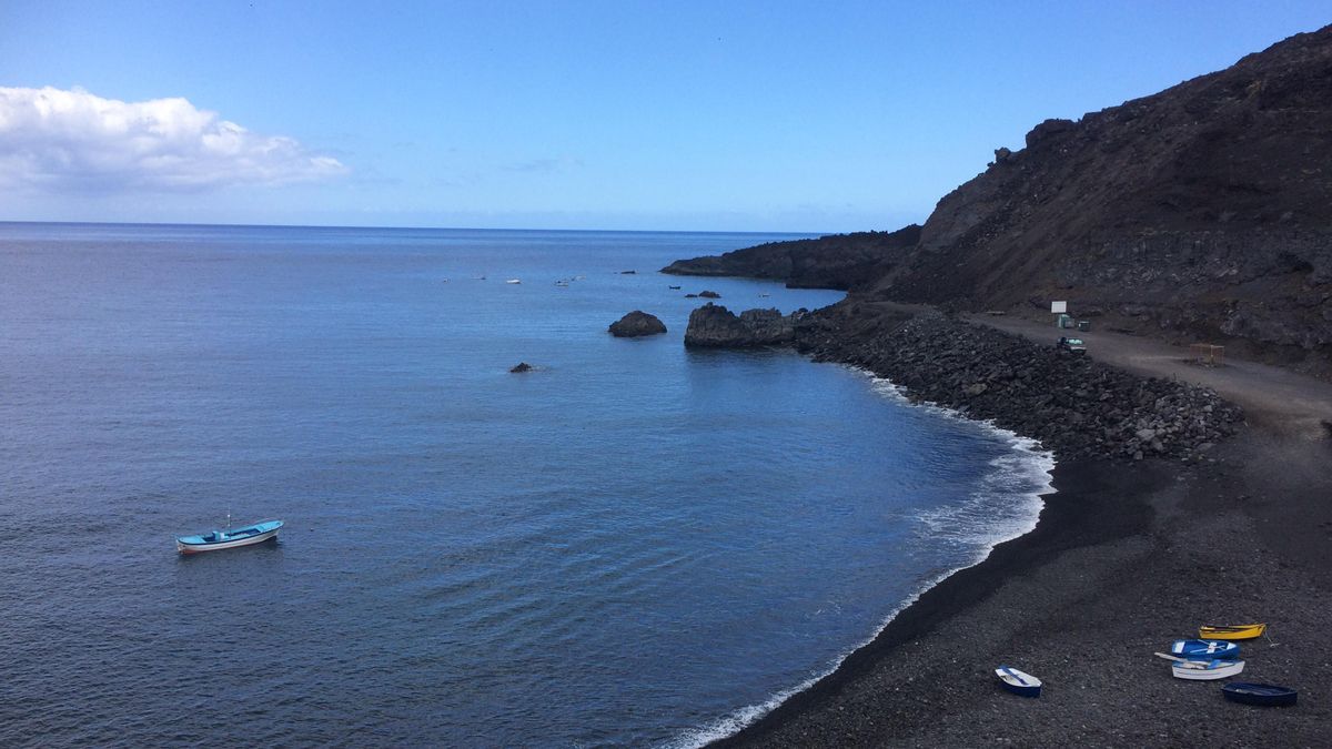 Playa del Faro, en Fuencaliente (La Palma)