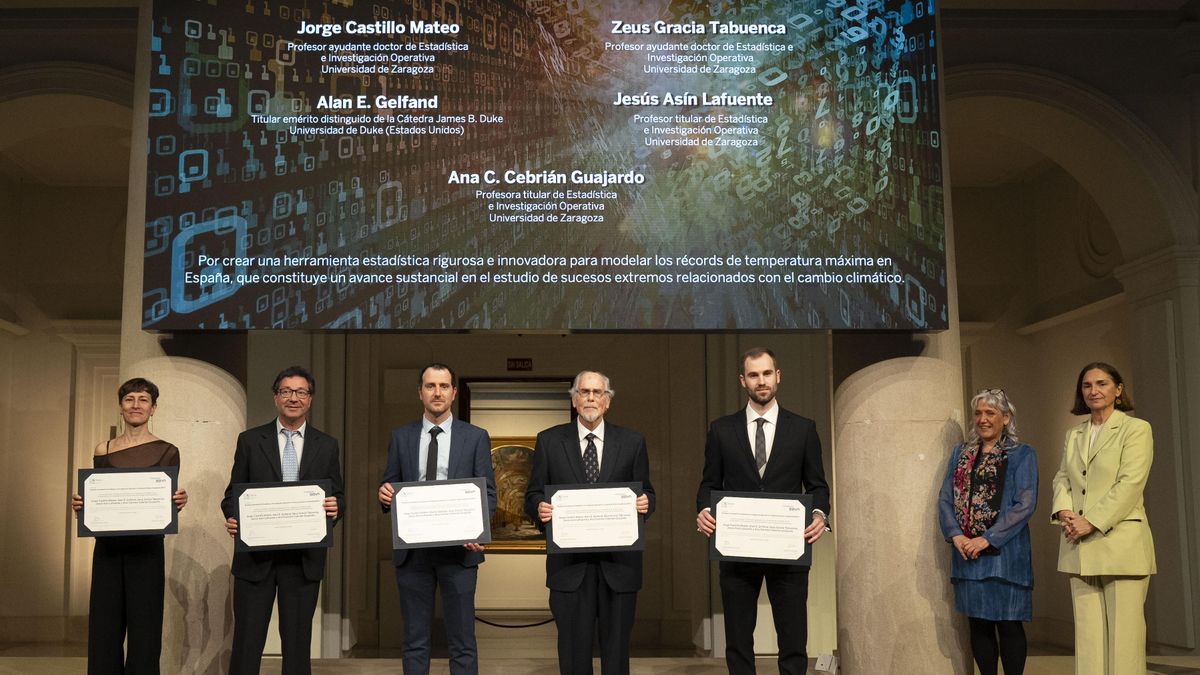Premiada una herramienta para predecir récords climáticos diseñada por estadísticos de la Universidad de Zaragoza