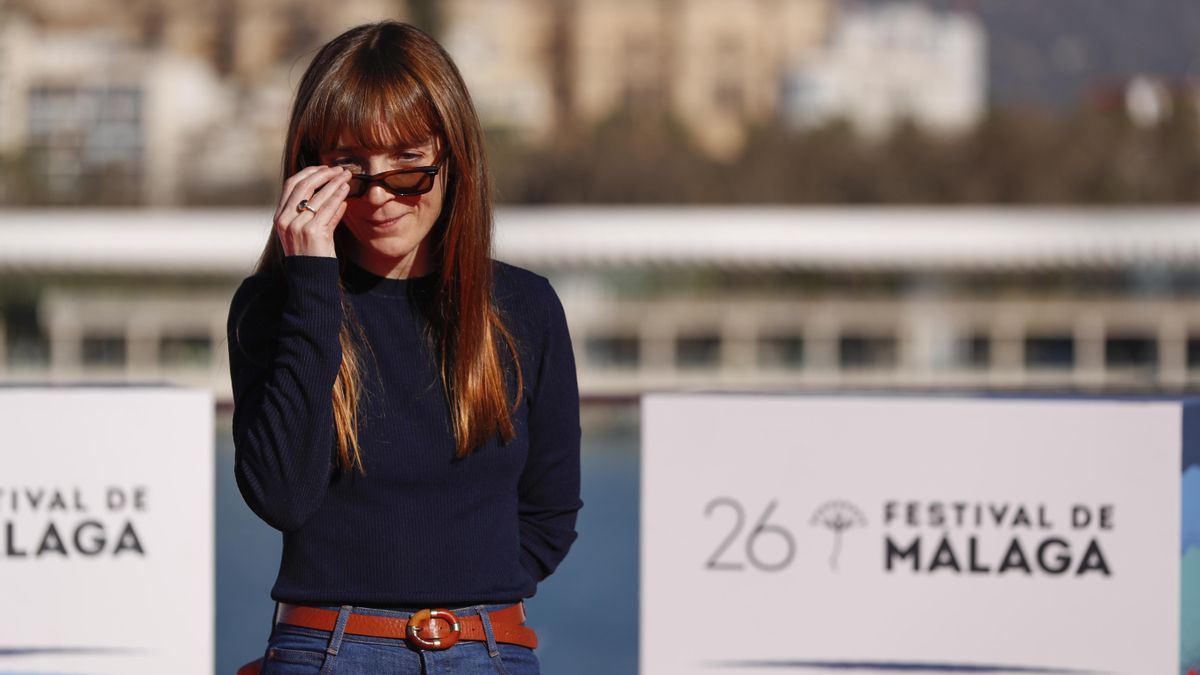 La directora y guionista Elena Trapé durante la presentación de su última película 'Els encantats' en el XXVI Festival de Cine en Español de Málaga