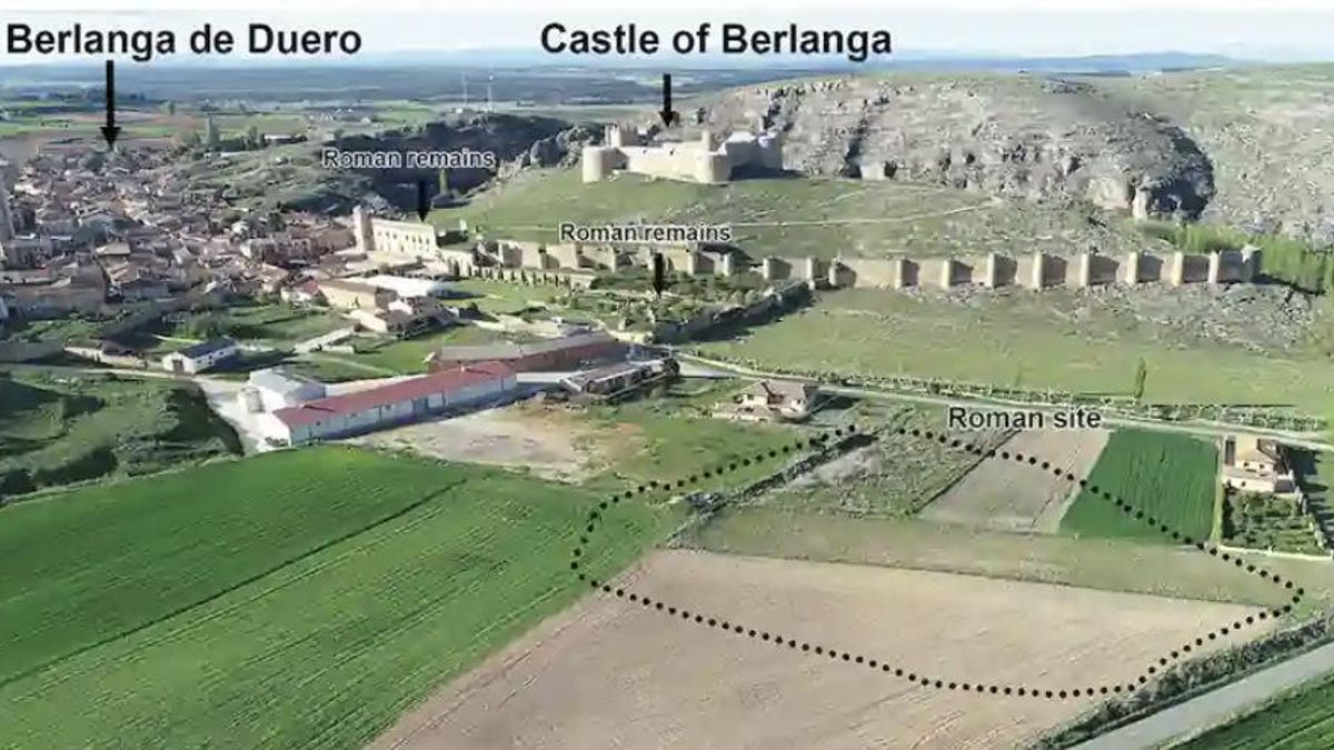 El hallazgo apareció cerca de una villa romana