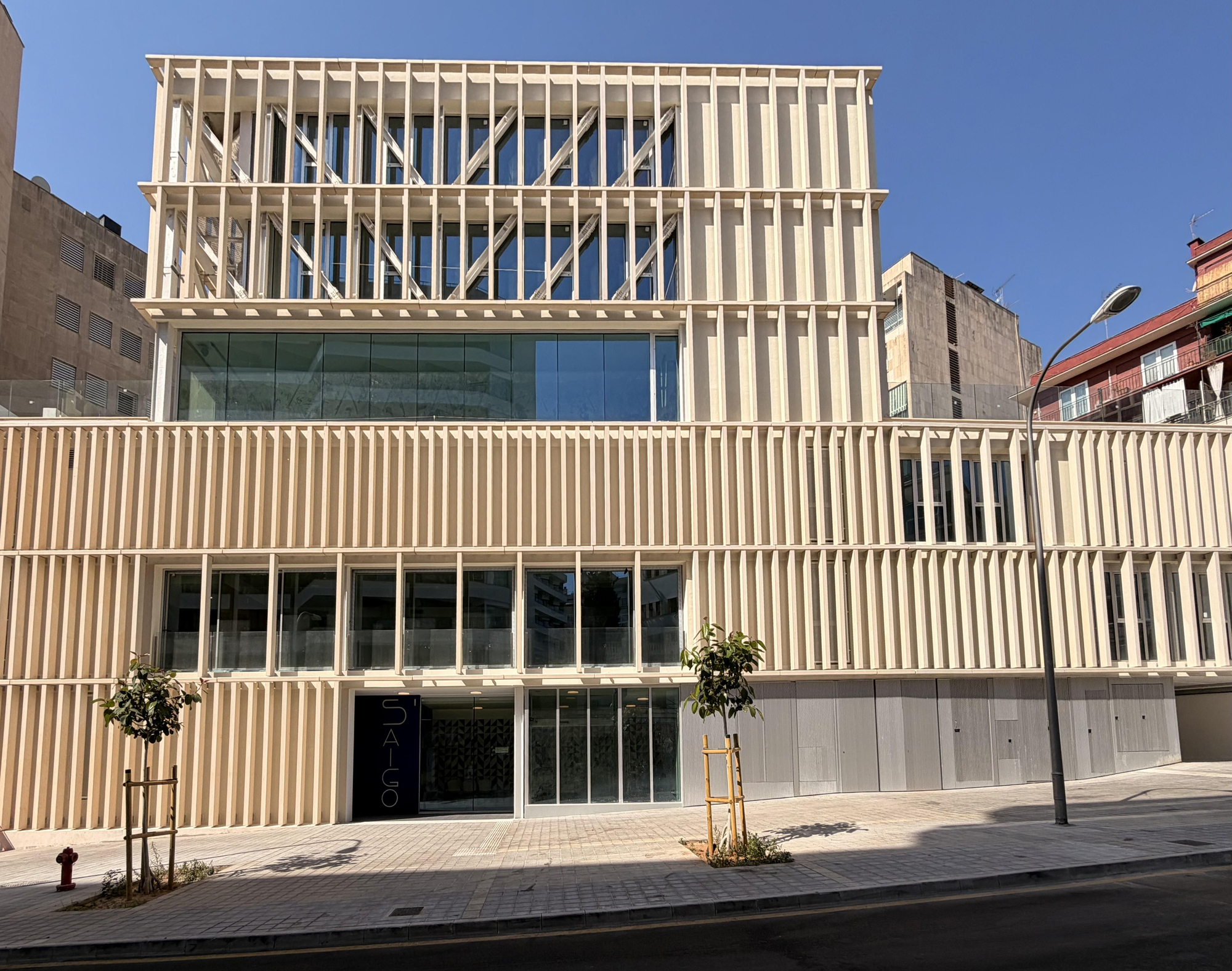 Fachada de s’Aigua Dolça.