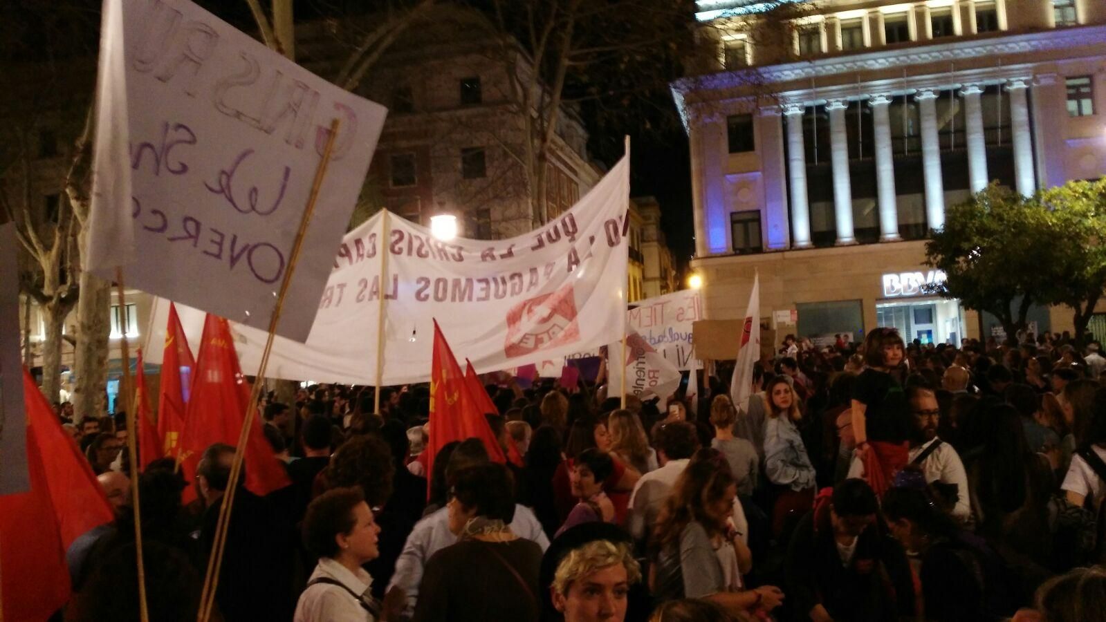 Manifestación del 8 de marzo en Sevilla.