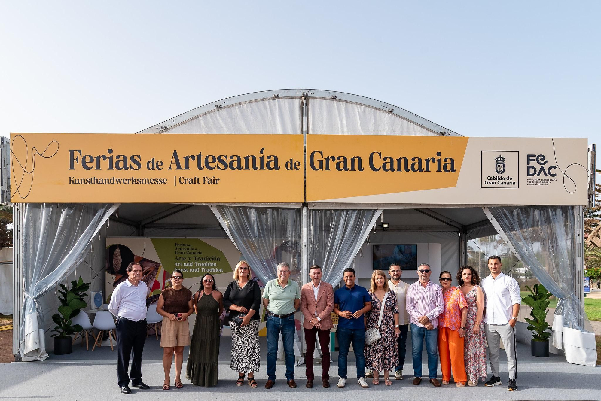 Feria de Artesanía Gran Canaria Verano Sur, en las inmediaciones del Faro de Maspalomas.