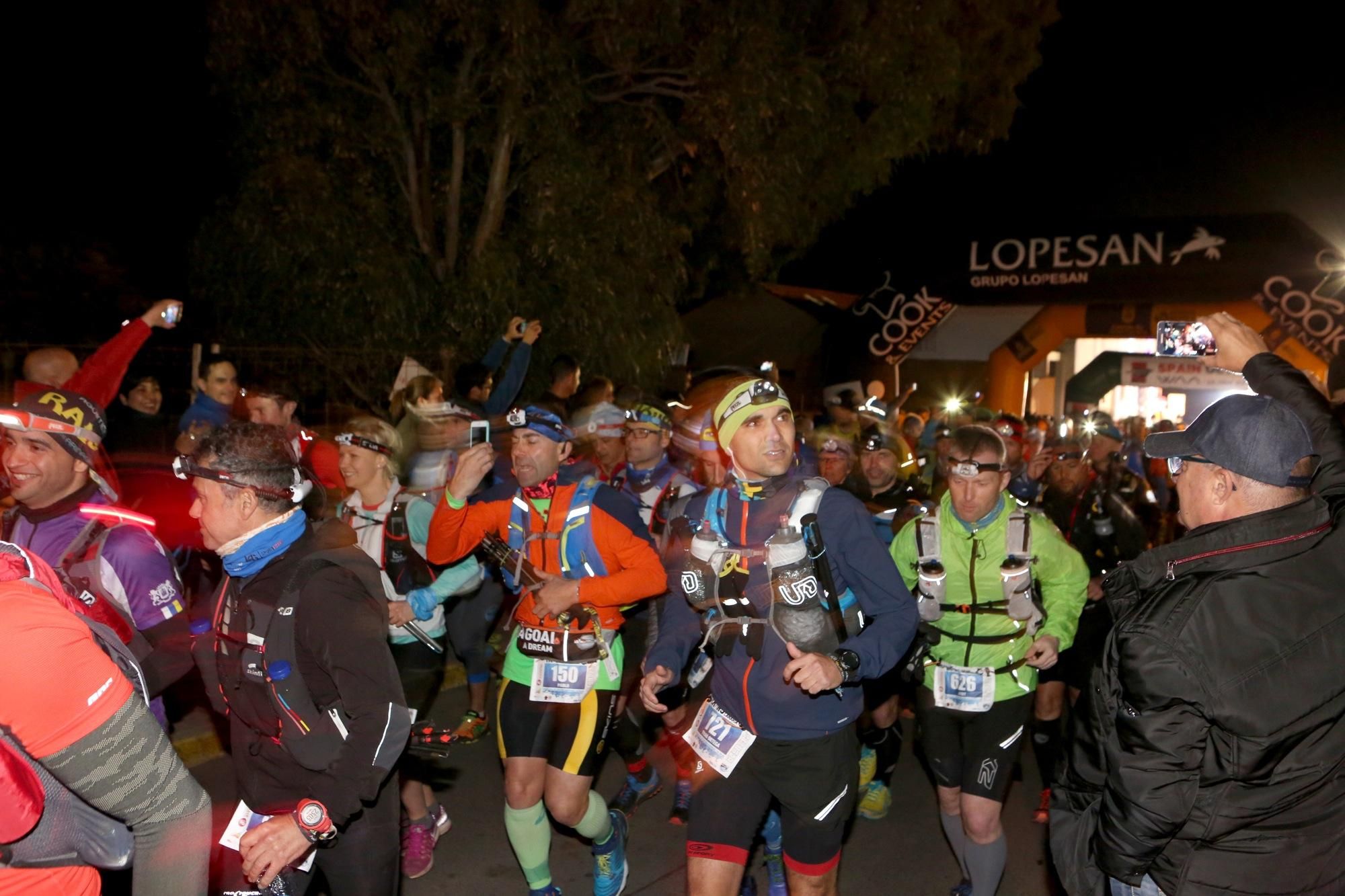 Salida de la Transgrancanaria 125 km. Alejandro Ramos.