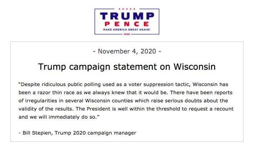 Comunicado de la campaña.