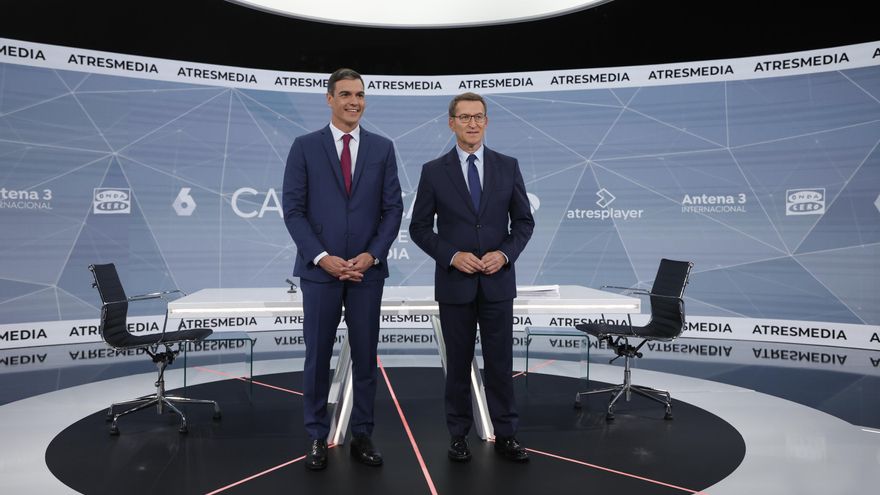 Debate entre Pedro Sánchez y Alberto Núñez Feijóo