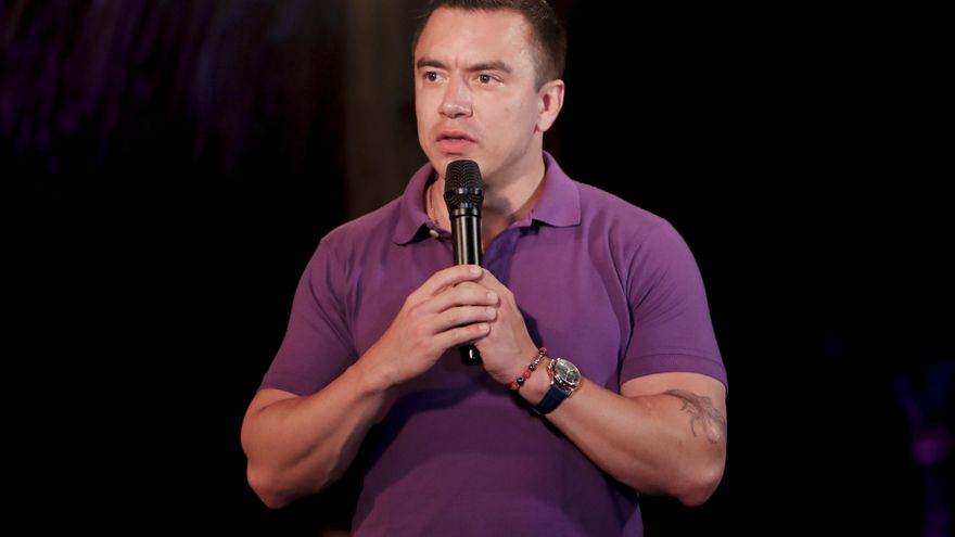 Noboa propondrá una ley sobre fundaciones en Ecuador para frenar crimen y minería ilegal