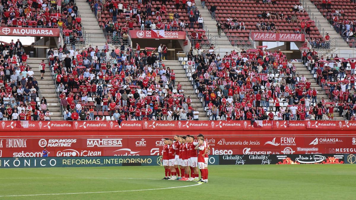 Partido contra el Antequera en mayo de este año