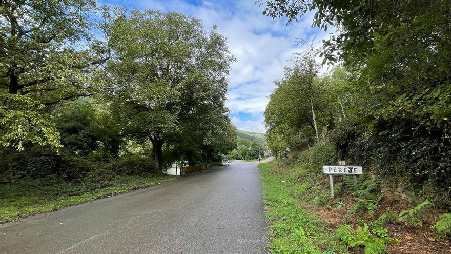 Nacional VI primigenia a su paso por Pereje. 