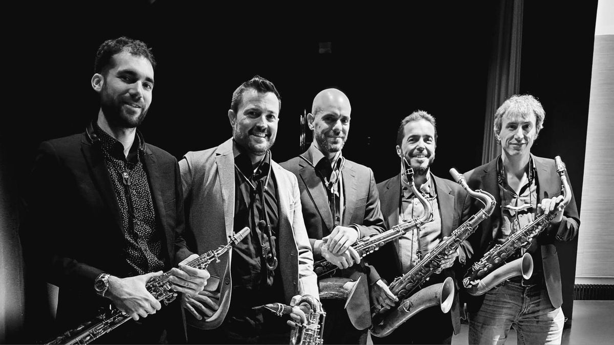 El quinteto Cinema Sax dará un concierto en los Jardines del Concejal Alejandro Muñoz Revenga