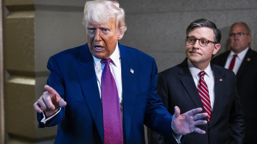 Trump no consigue convencer a todos los republicanos del Congreso sobre su plan fiscal