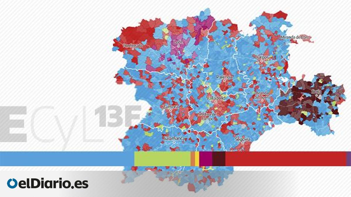 Los resultados de las elecciones del 13F en Castilla y León, por ...